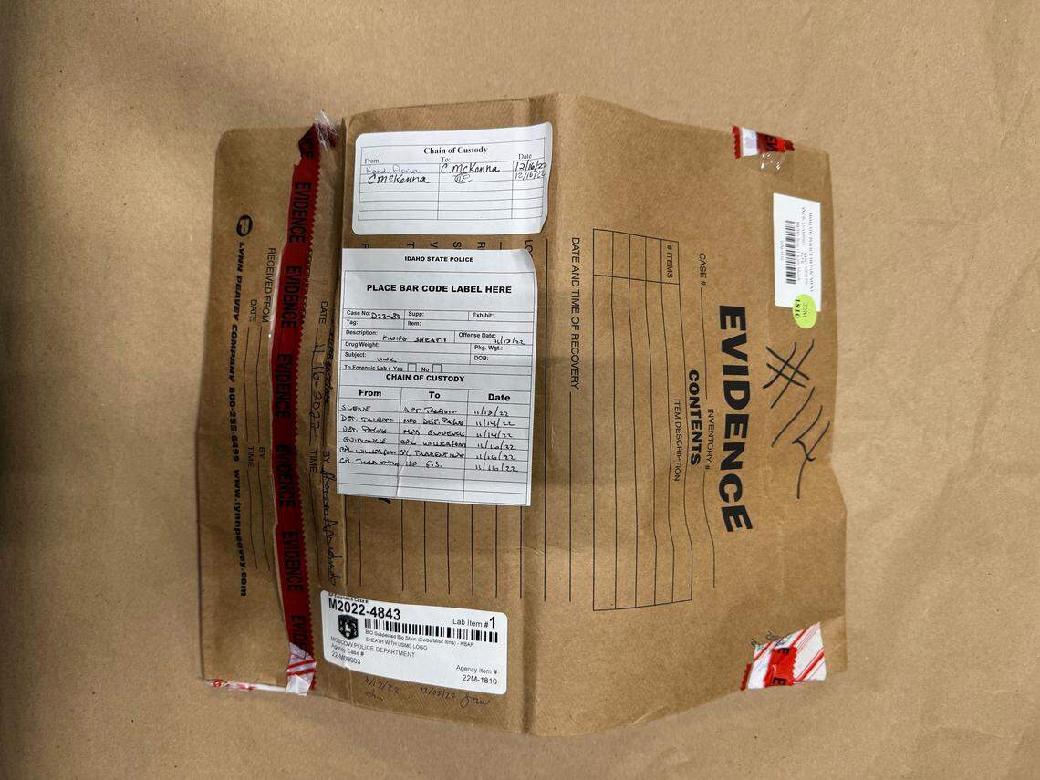 Full bag given to Kevin Fixler by Turvey